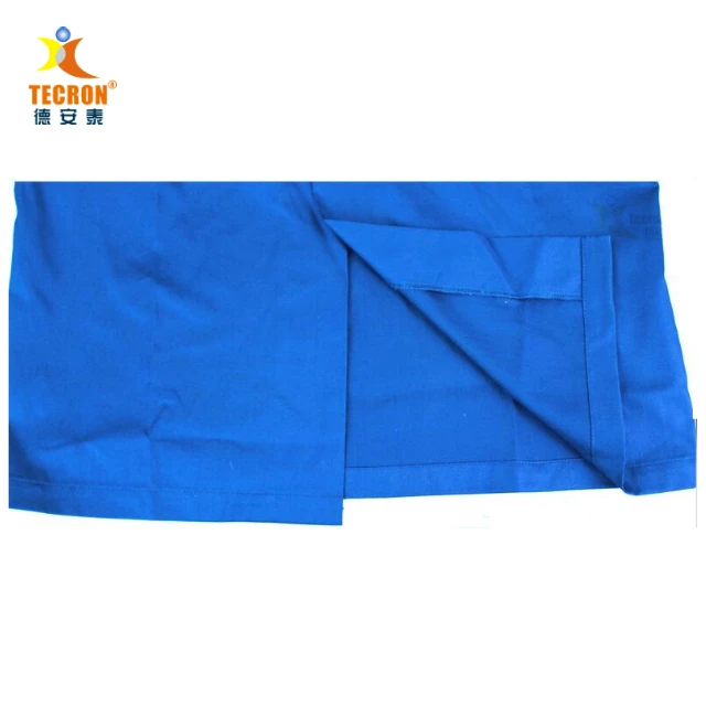 acid fire resistant and antistatic cotton lab coat