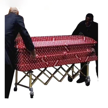 THR-CTF04 Funeral products coffin church trolley aluminum alloy church truck for casket