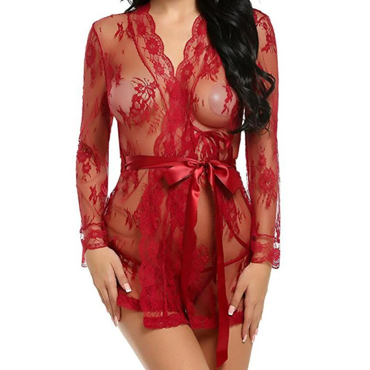 cz86122b Good quality wholesale night sleepwear lace transparent panties fashion valentines day lingerie midnight charm lingerie