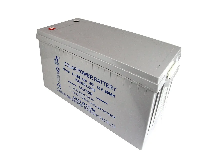  Гелевая солнечная батарея agm глубокого цикла 12 В 200 ач