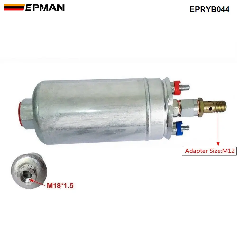EPMAN  Car High Pressure External 044 Fuel Pump OEM:0580 254 044 Poulor 300lph EPRYB044