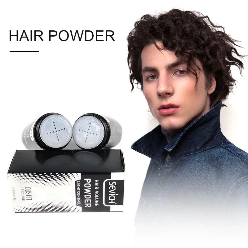 100% natural silica for men dust styling mattiffying powder