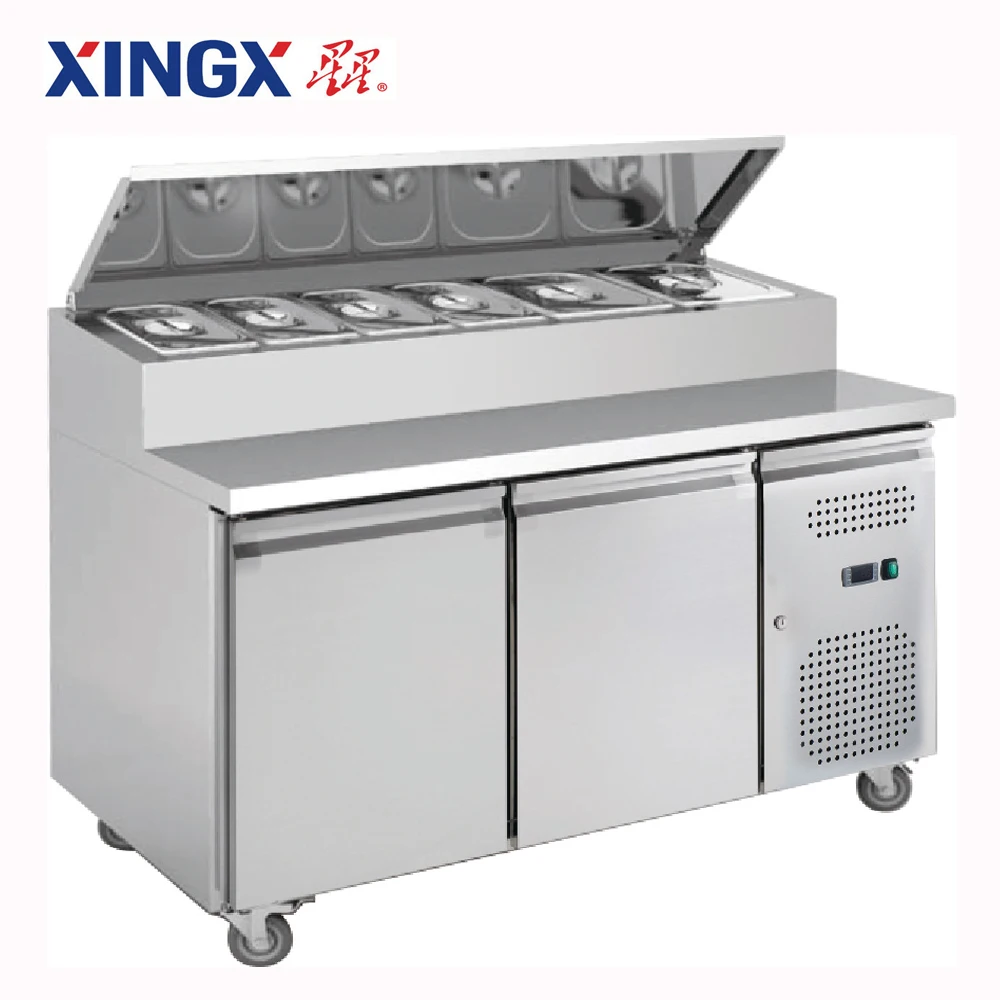 2 двери сэндвич приготовления счетчик refrigerator_GX-SH2000/800-холодильное