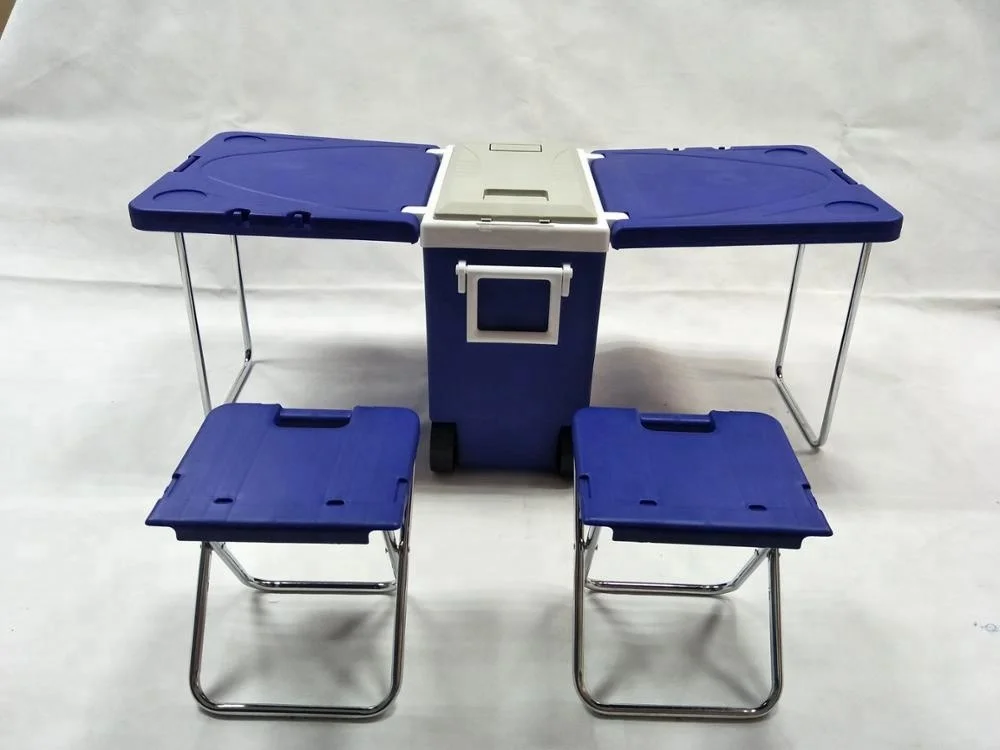 28L multifunction plastic cooler,cooler with chairs