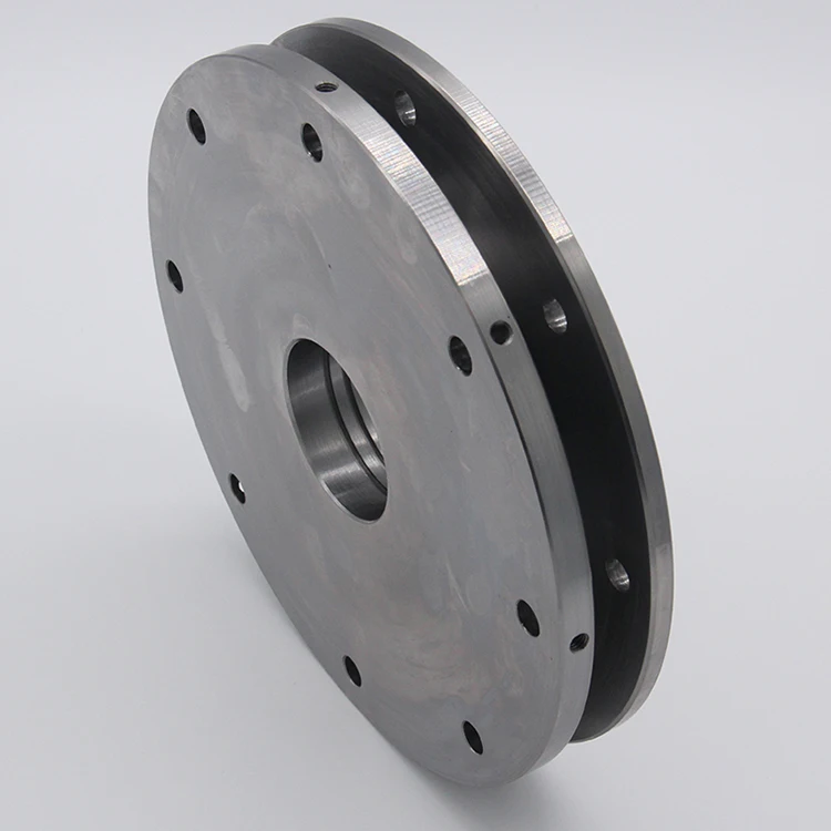 
Customized Machinery Steel Round Belt Guide Pulley 