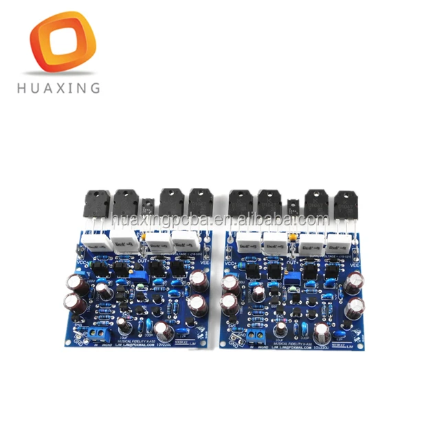 OEM Fr-4 PCB HASL BlueT Car Audio Receiver Module Amplifier Circuit Board Audio Integrated PCB Manufacturer PCBA prototype