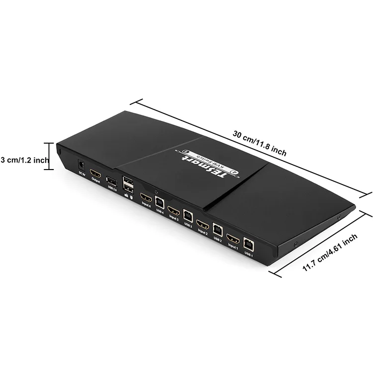 HDMI HDCP 4K 4 in 1 out hdmi kvm switch