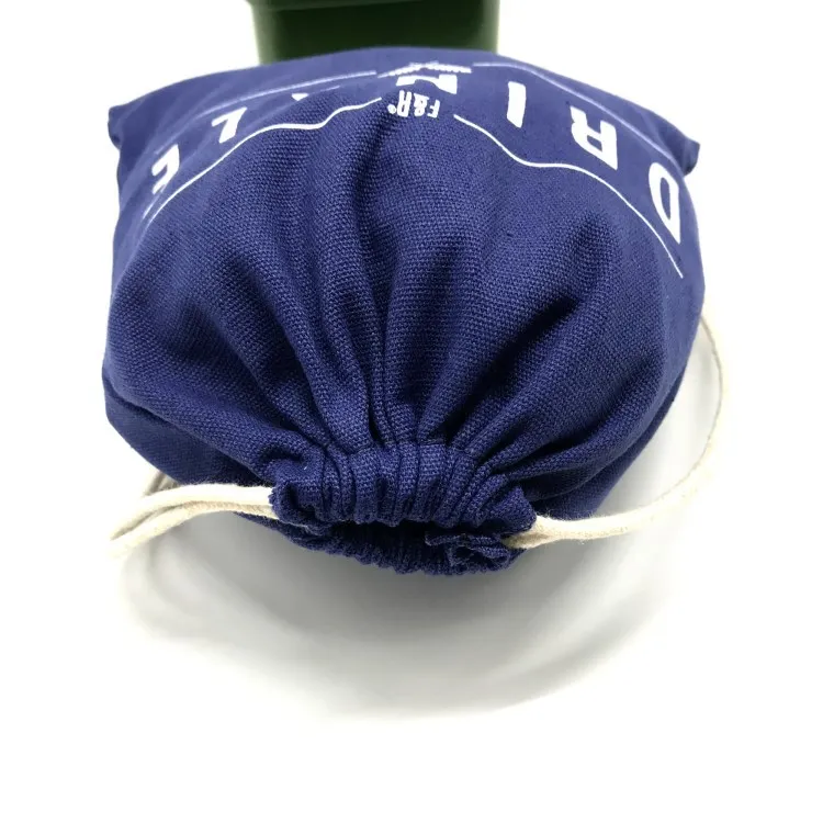 New Wholesale Cotton Fabric Jean Denim Cloth Drawstring Pouch Bag