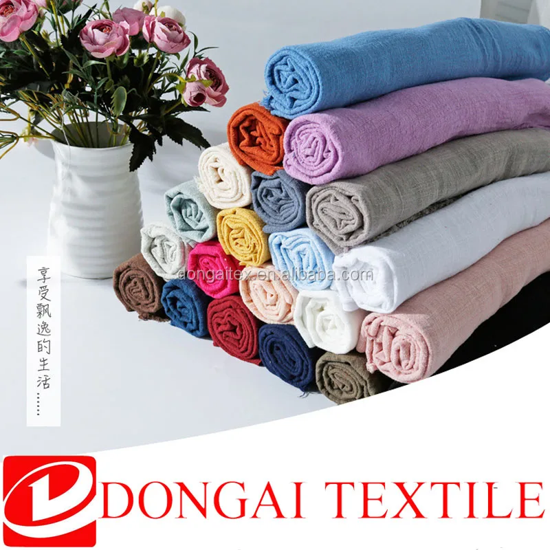 100% cotton slub single jersey fabric high density 40s shirt woven dyed slub cotton voile fabric