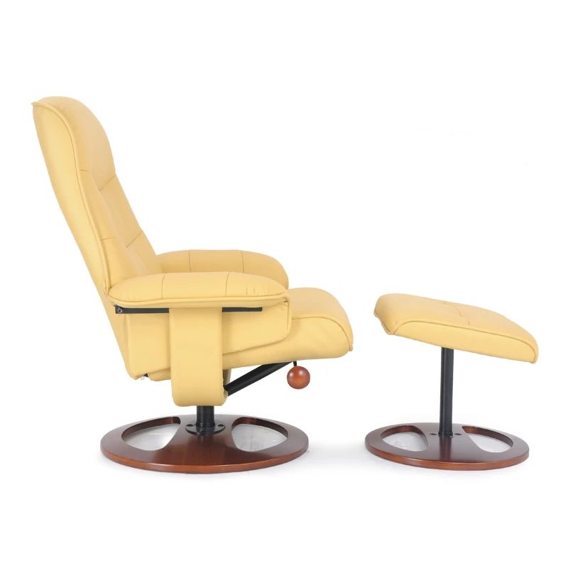 
Modern Swivel Luxury Recliner Leisure Massage Relax Chair with footstool 