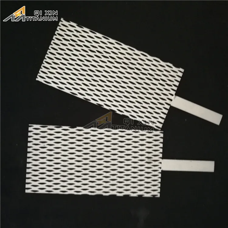 Platinized titanium mesh anode for hydrogenate water machine