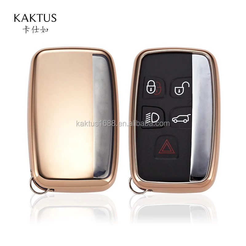 For Landrover Range Rover Evoque Discovery Sport JaguarXJ\XF\XE Car Key Case TPU protect Cover Carkey shell