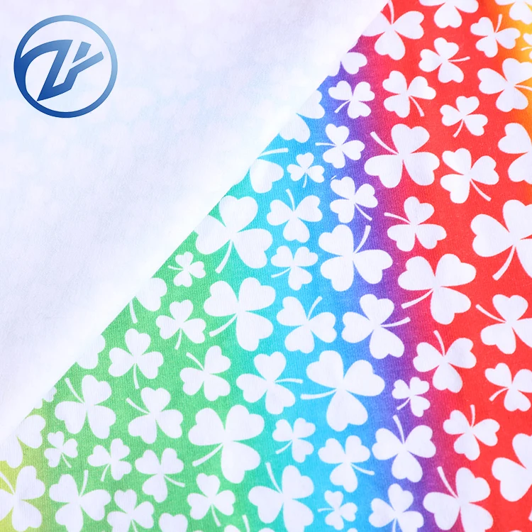 Хлопковая лайкра с цифровой печатью, хлопковая ткань с детским принтом