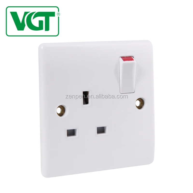 Низкая стоимость обслуживания Высокое качество 1 gang переключатель стены и разъем