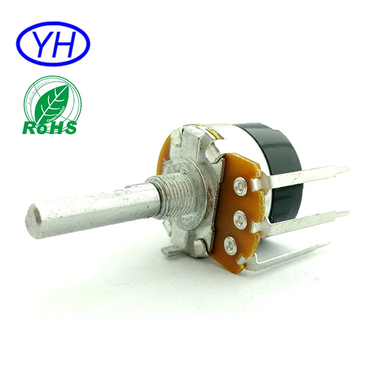 B504k 100K dimmer potentiometer with push switch