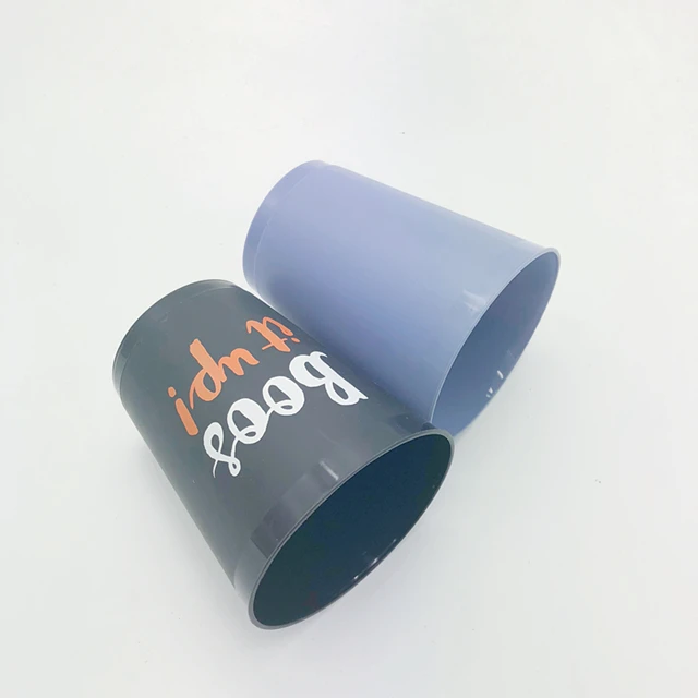 Fashionable Customize Printing Personal Logo And Color Free Sample BPA Free Tube Cup