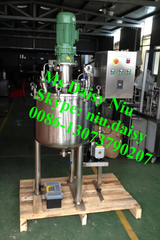 Commercial Airless Sugar Mixer/vacuum Syrup Heating Pot/sugar Cooking Pot Heating Mixing Liquid Treatment Electricity Heating