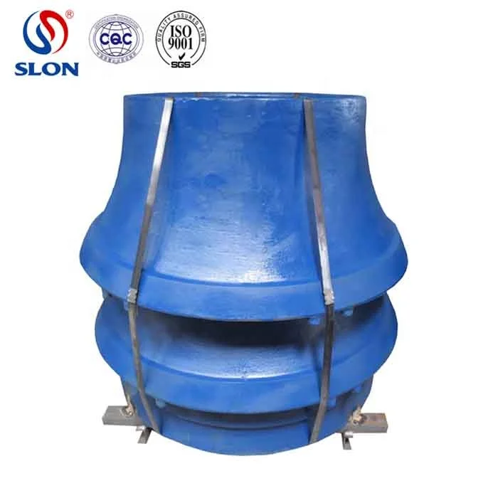 Premium quality Mn18Cr2 CH660 CH870 CH880 cone crusher spare parts bowl liner  mantle and concave