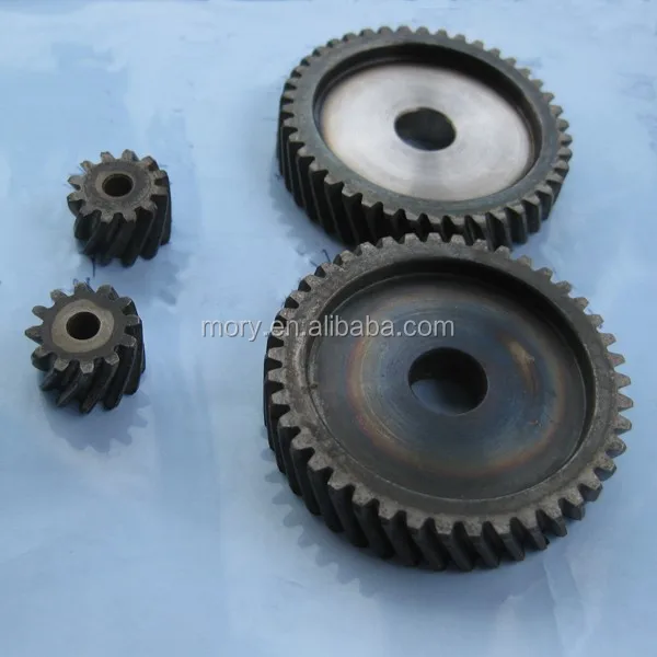 custom metal gears small in helical gearing