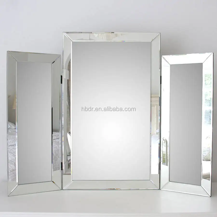 Decorative dressing mirror 3mm 4mm silver wall mirror glass price