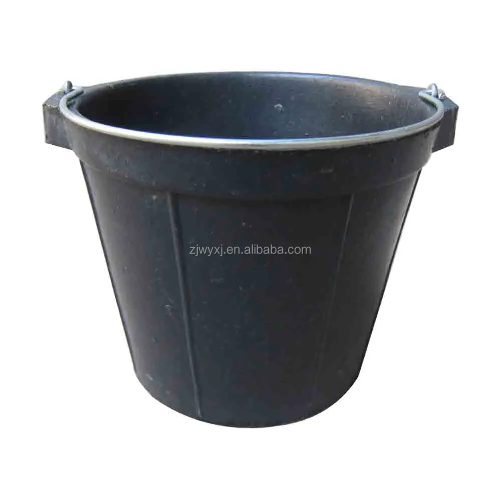 Экономичные вторичные резиновые ведра, цементный ведро со стальной ручкой