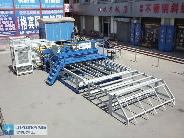 Hebei Jiaoyang Wire Mesh Machine Welding Machine Factory Brc Rebar / Reinforce Mesh 100-300mm 26*6*2.2m 90times/min 3 - 8 Mm 215