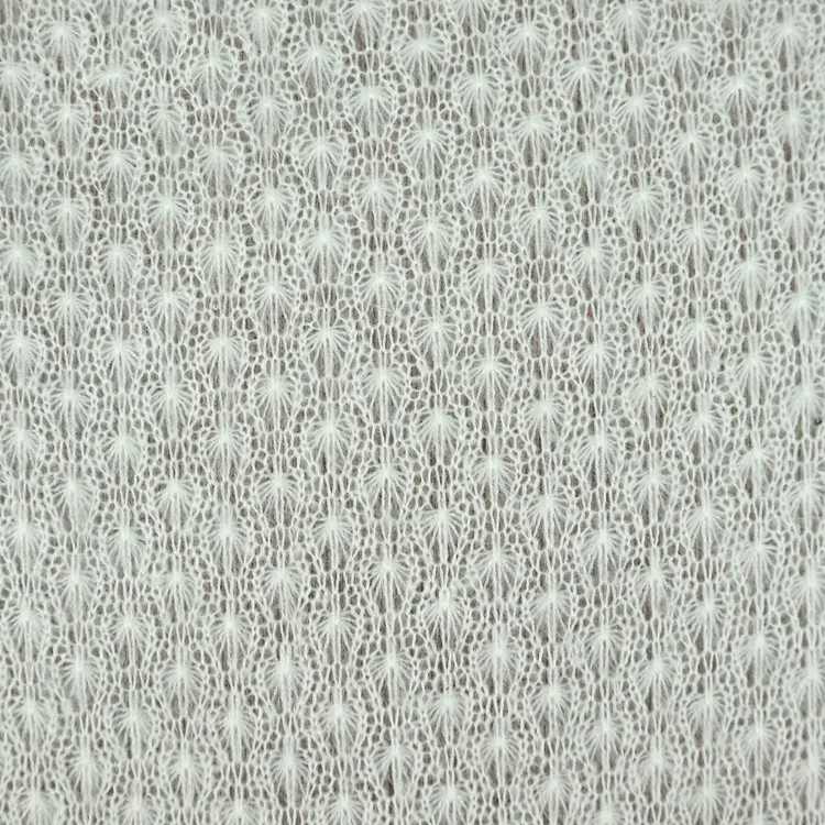 Warm textiles white hacci wholesale mohair knit for sweater