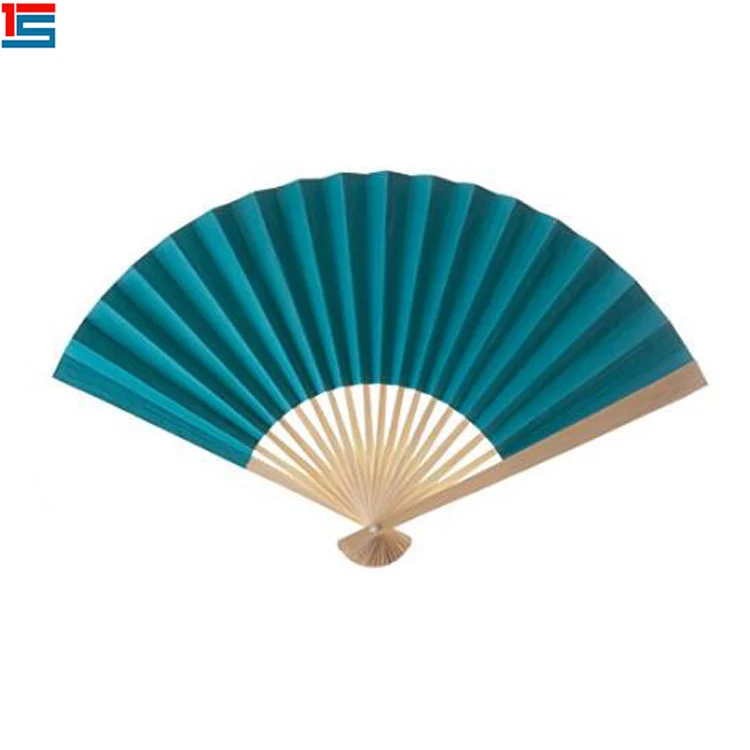 
personalised advertising hand fan with bamboo ribs 