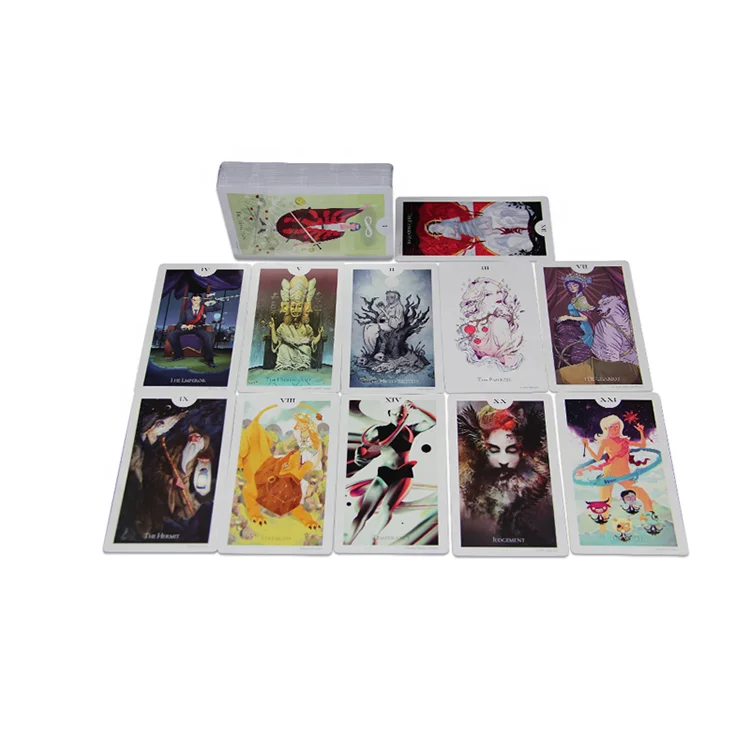 Colorful Tarot Cards Deck Card Printing Chinese Oracle Cards
