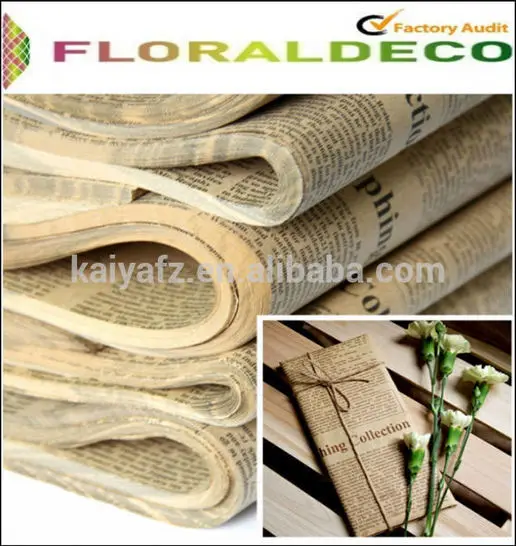 упаковочная бумага для упаковки подарка и цветок