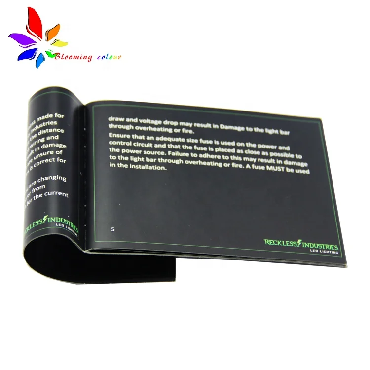 Wholesale Custom printing art paper booklets introduction brochure products catalogue