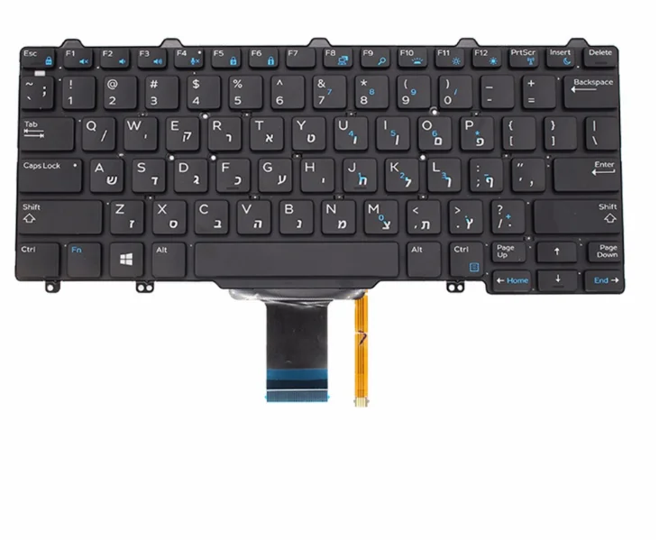 SP Keyboard For DELL Latitude E7250 7250 E7450 E7470 E5450 SP LA Keyboard US PL IT TR GR LA AR SP PO RU
