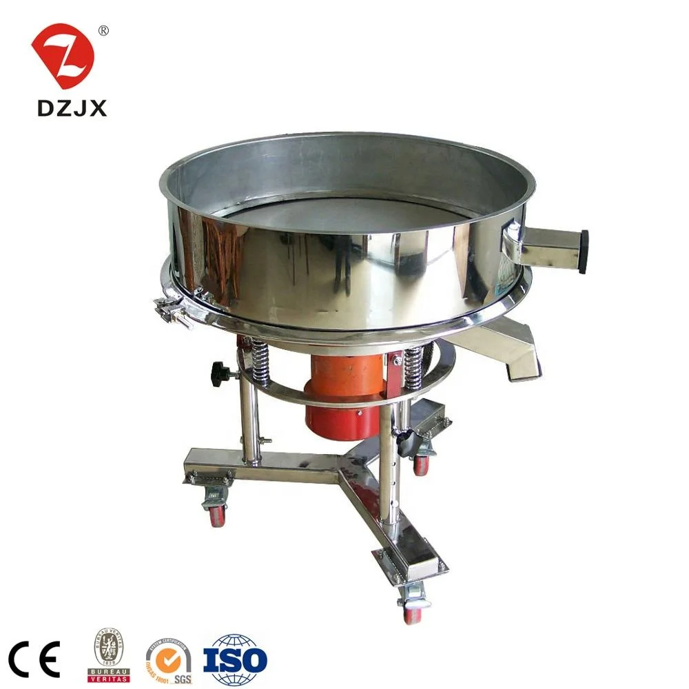 DZJX Small Size Xc Industrial Add Edge Vibration Screen Ceramic Slurry Vibrator Sifter For Liquid Vibrating Sieve For Pet Flakes