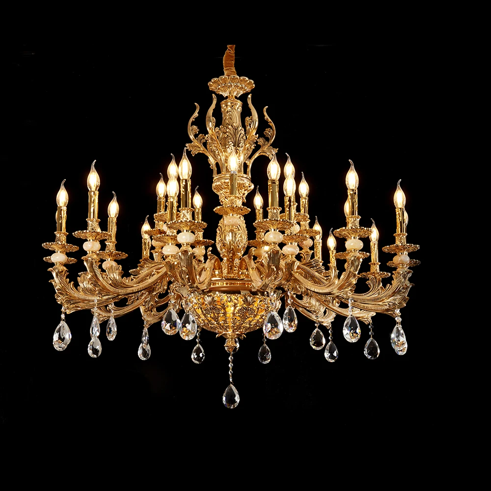 2020 HongKong French ceiling gold 220v chandeliers & pendant lights ceiling lights for modern home