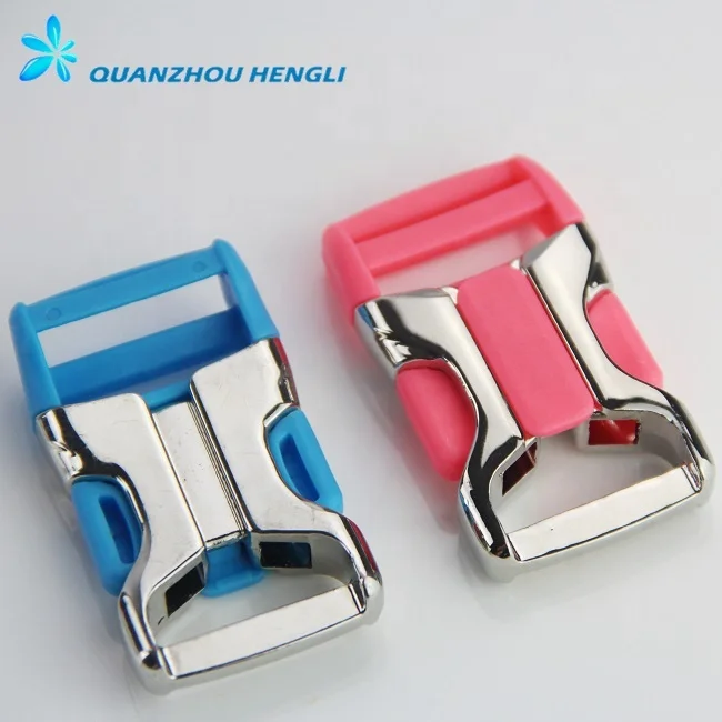 25mm Metal  Custom Side Quick Release Plastic Buckles for Seat Belt and Bags