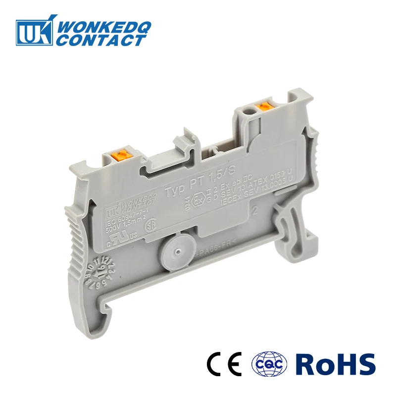 JPT 1,5/S толчок в связи КОРМА ЧЕРЕЗ Wire клеммы 1,5 мм