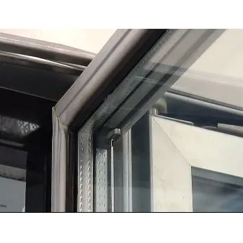 Высококачественная прямоугольная холодильная алюминиевая стеклянная дверь для дисплея