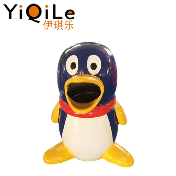 Doraemon Trash Can  Cartoon Shape Waste Bin