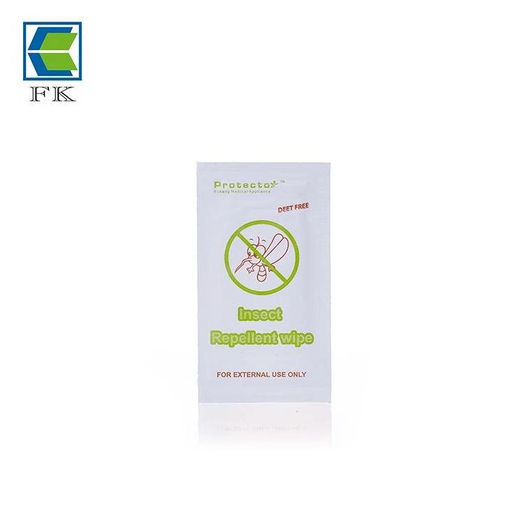 
customized wet anti-mosquito wipes 
