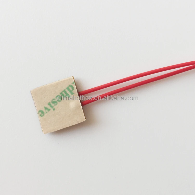 Small size 10*10mm 5V 0.9W 1W 1.36W Kapton PI polyimide thin film heating pad for electronic board of optical sensor heater mat