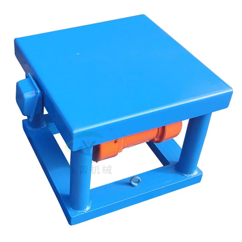 concrete vibrating table for making interlock tiles