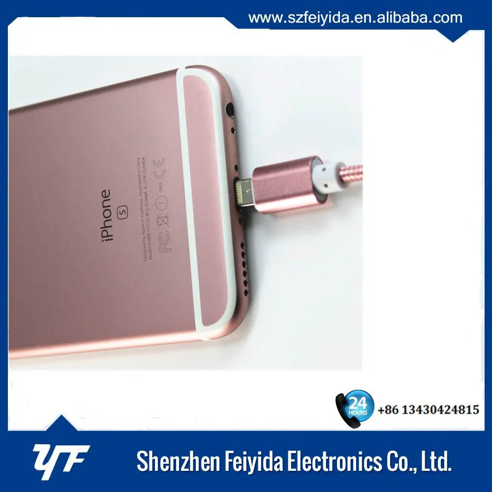 2016 оптовая красочные плетеный 8pin & 5 pin usb кабеля в один разъем