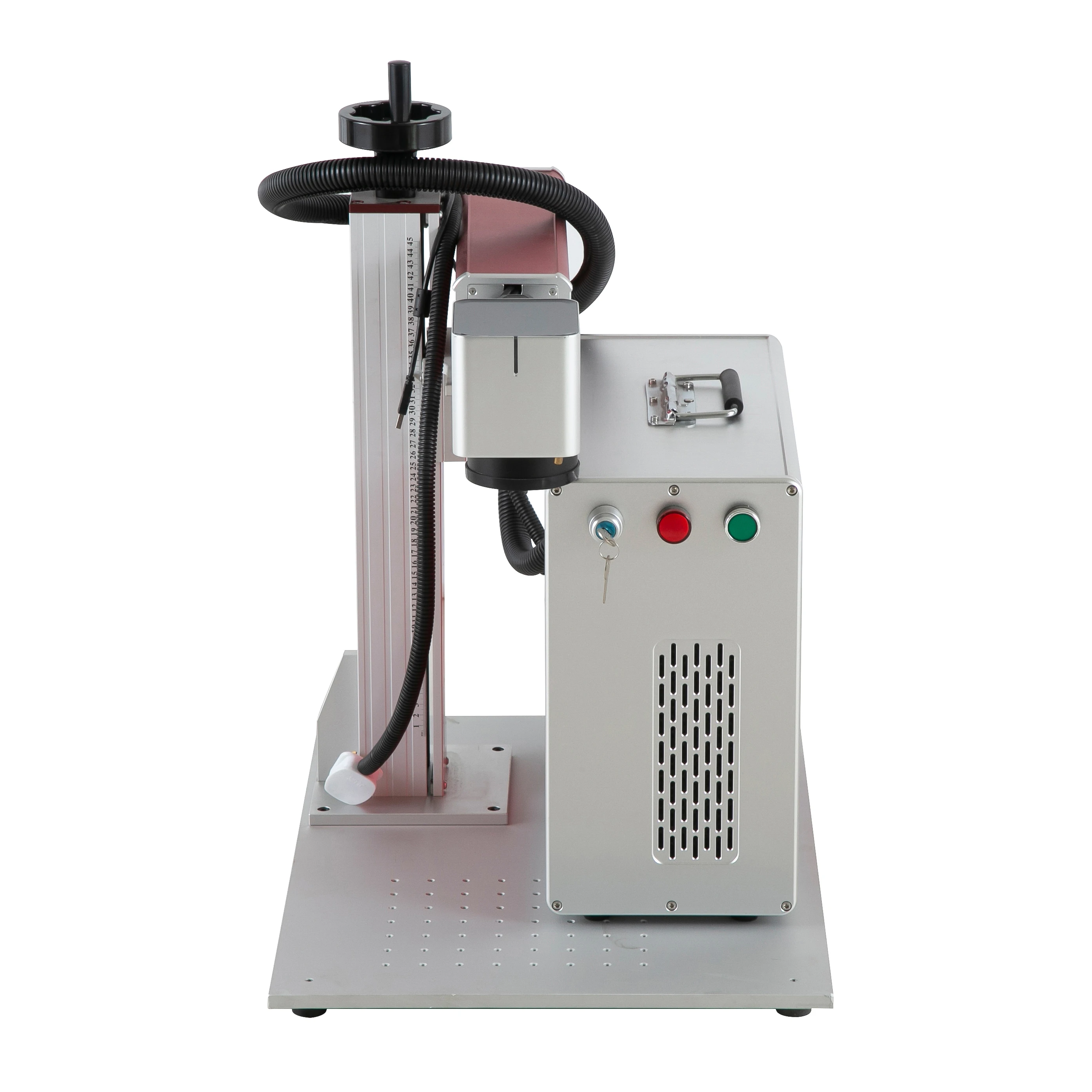 Split desktop gravadora a laser fiber laser marking machine with raycus\JPT\IPG source  for advertising company