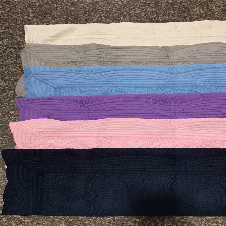 Pure color hot sale Baby quilt soft cotton baby blanket
