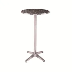 Outdoor stainless steel folding high  bar cocktail table
