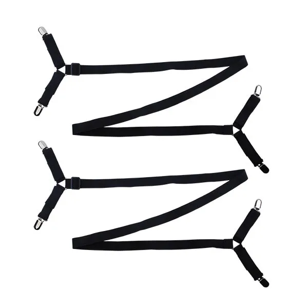 Various transports acceptable durable usage bed sheet mattress cover blankets clip elastic set plastic clips for straps