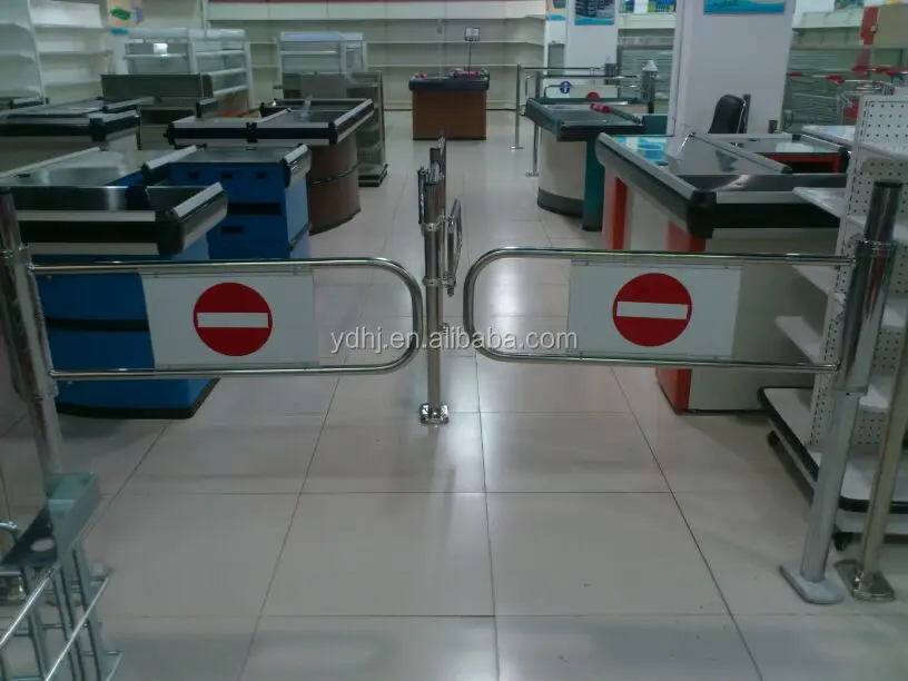 Non-electric High quality supermarket entrance Mechanical Turnstile swing gate