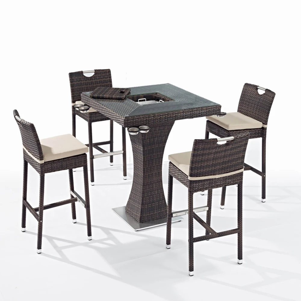 
Outdoor Bar Restaurant Used Bar Table Set 