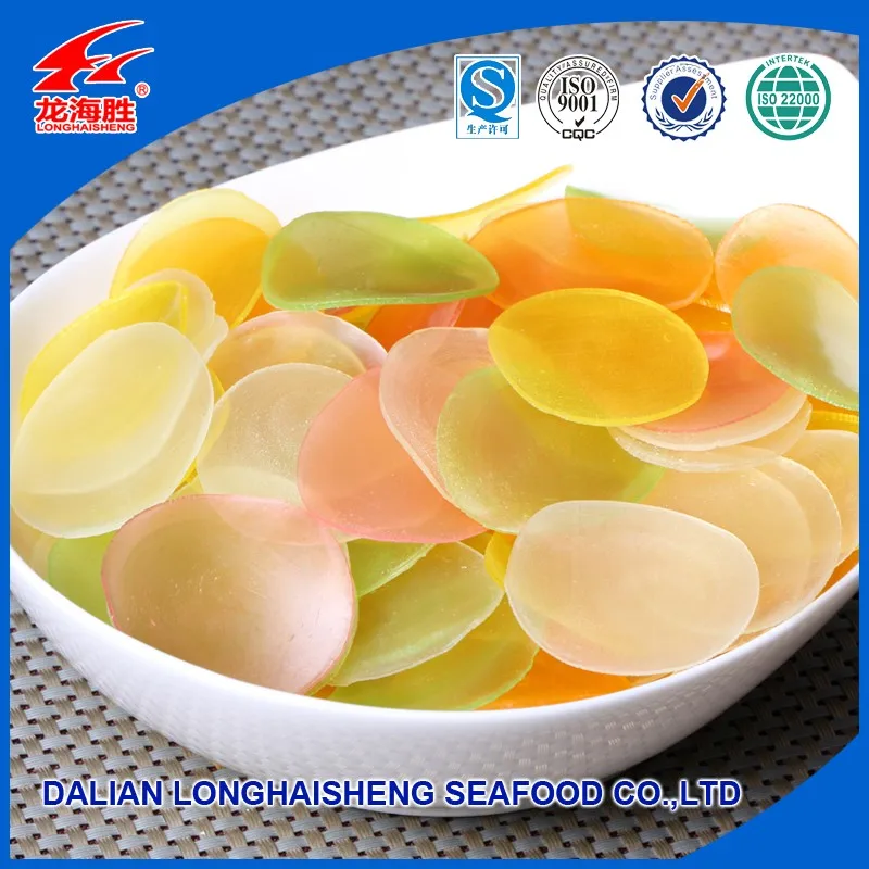 
White Prawn Crackers with Crispy Good Taste Healthy Seafood Snacks 