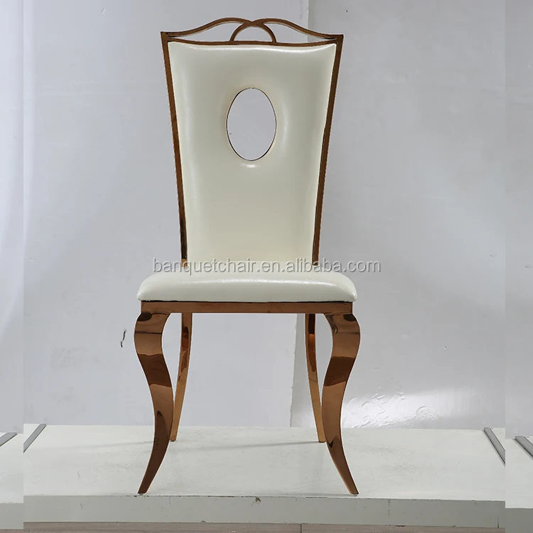 
glodern stainless steel banquet chair hotel chairs dining chairs cream for indoor used 